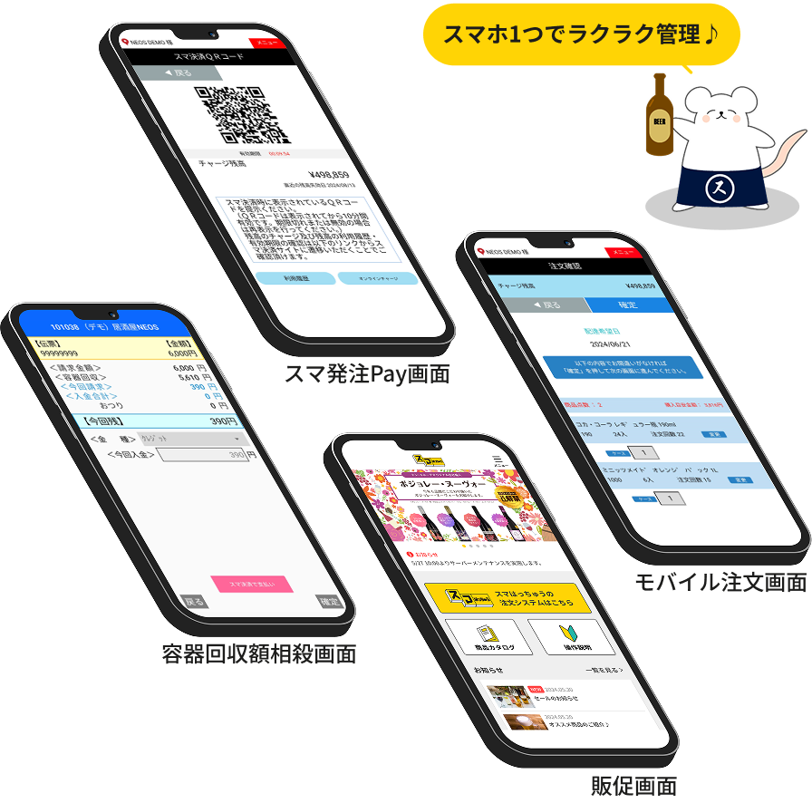 スマ発注・スマ発注Pay・スマ回収−スマシリーズ−のイメージ画像
